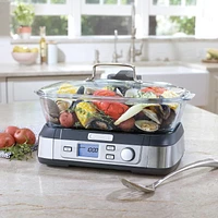 Cuisinart cuiseur-vapeur numérique en verre - STM-1000C