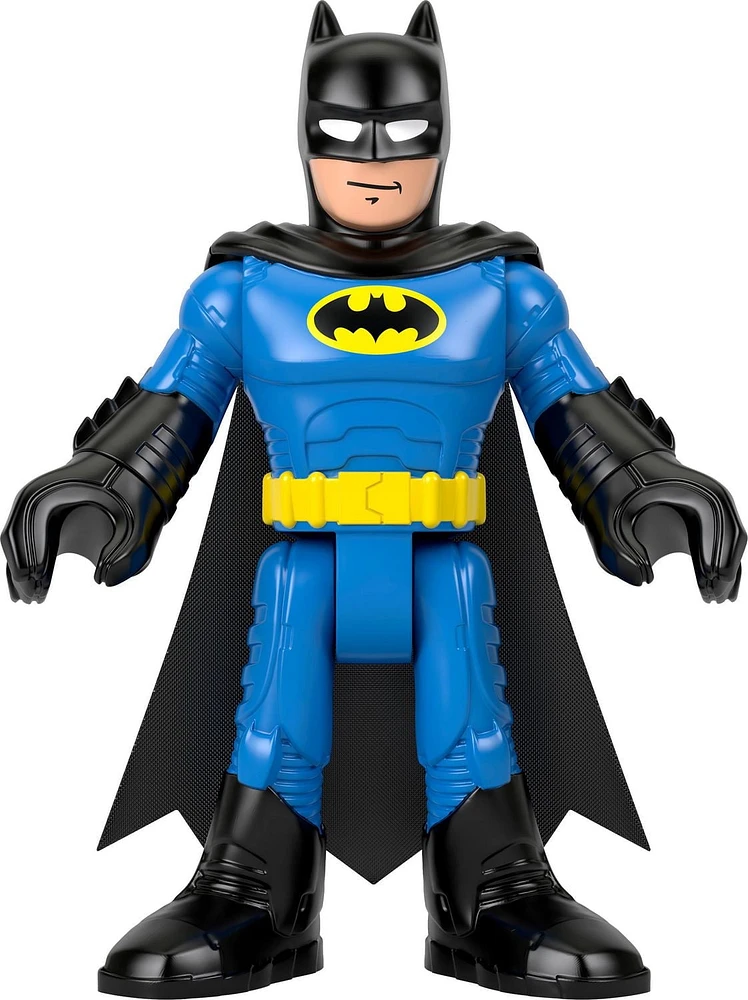 Imaginext DC Super Friends Batman XL Figure 10-Inch Poseable Preschool Toy, Black & Blue