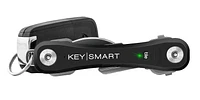 KeySmart Pro Compact Key Holder with Tile Smart Location - Black