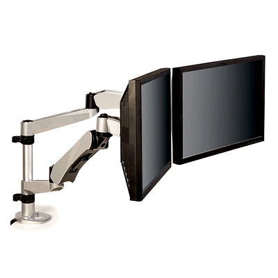Support pour moniteur à double bras MA265S 3M(MC), Argent, Réglable