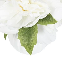 Enola Peonies in Ceramic Pot, 7.5"H x 4"Diameter
