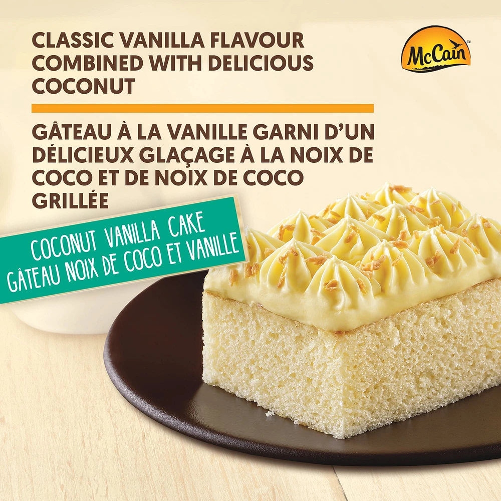 McCain® Deep'n Delicious® Coconut Vanilla Cake, 510g