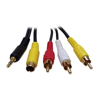 BlueDiamond Ordinateur portable A / V Convertisseur Câble - 6ft - Noir