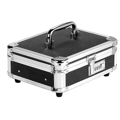 Vaultz -  Locking Cash Box - Black, Combination Lock