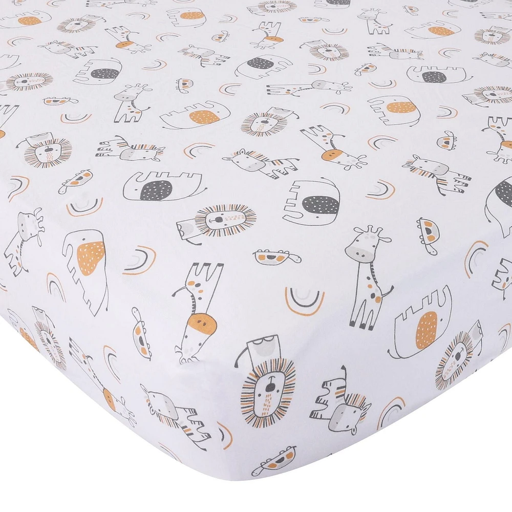 Drap-housse en coton George Baby