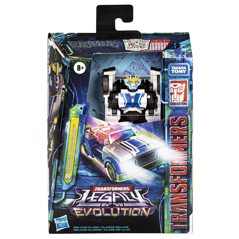 Transformers Generations Legacy Evolution, figurine Robots in Disguise 2015 Universe Strongarm classe Deluxe de 14 cm, pour filles et garçons, dès 8 ans
