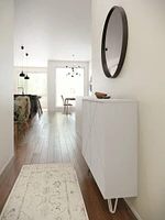 Nexera Console de rangement 2 portes Slim