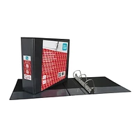 PEN+GEAR 3" DURABLE VIEW BINDER, Slant D-Ring, BLACK, PG DV 3`` BDR BLK