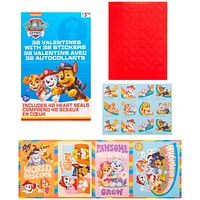 Paw Patrol Valentine Cards with Stickers, Multi-Colored, 32 Count