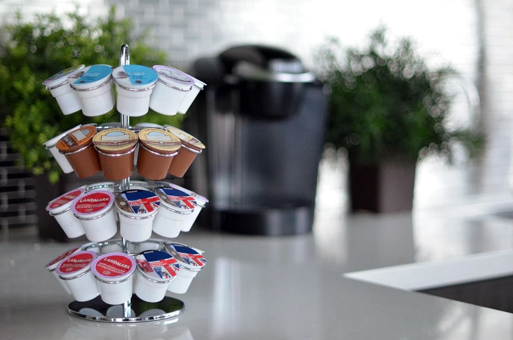 oneBREW Carrousel pour capsules K-Cup, 36 dosettes K-cup, chrome