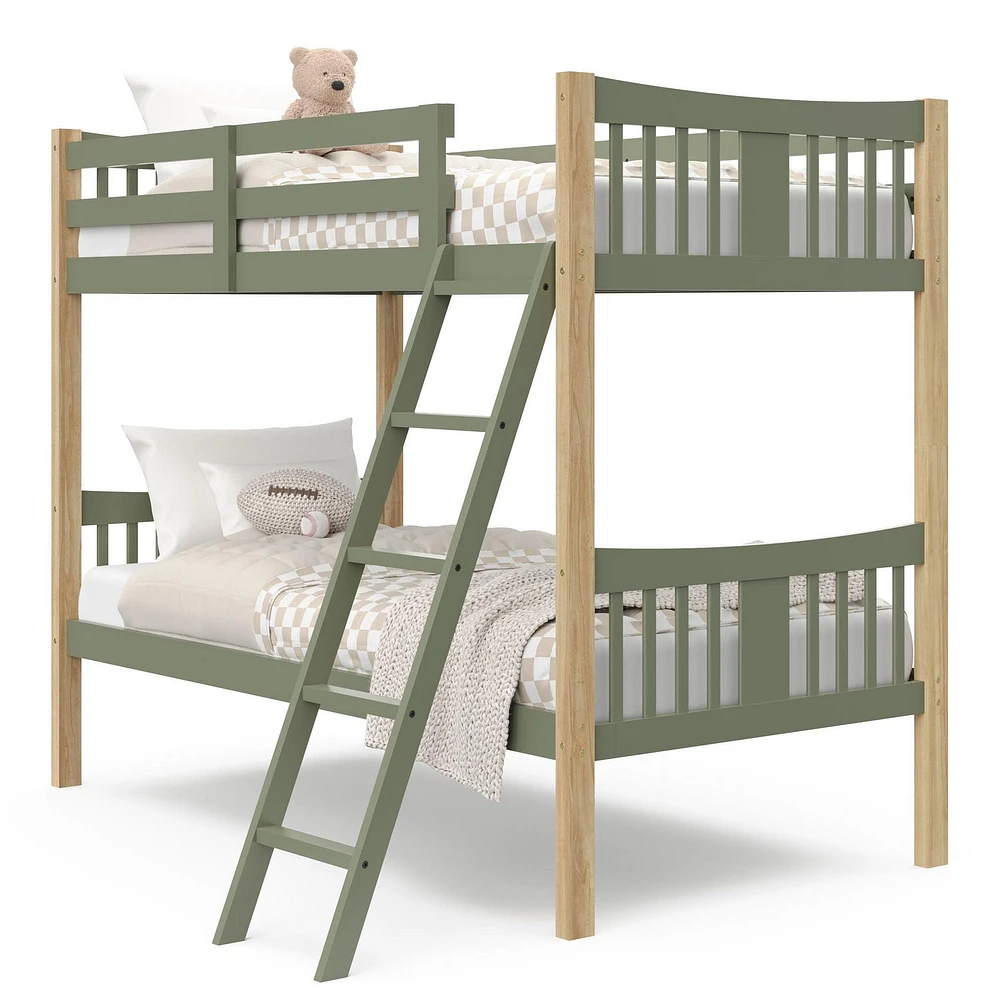 Storkcraft Caribou Solid Hardwood Twin Bunk Bed
