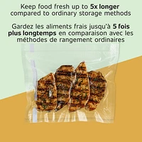 FoodSaver Vacuum Sealer Bags for Airtight Food Storage and Sous Vide, Variety Pack, 8" x 20' and 11" x 16', 5 Count