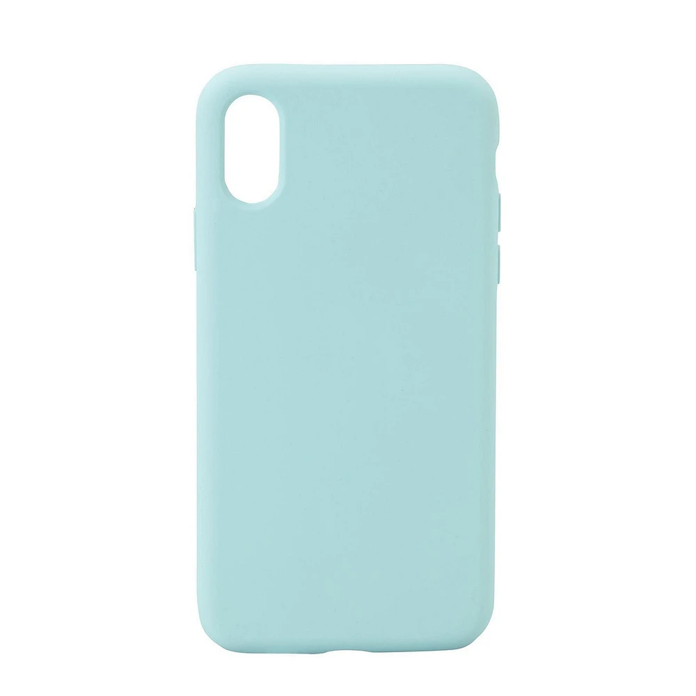 Étui rigide en silicone à la mode pour iPhone X/XS blackweb