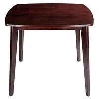 Winsome Pauline 5-Pc Set Table with Chairs, Walnut Finish