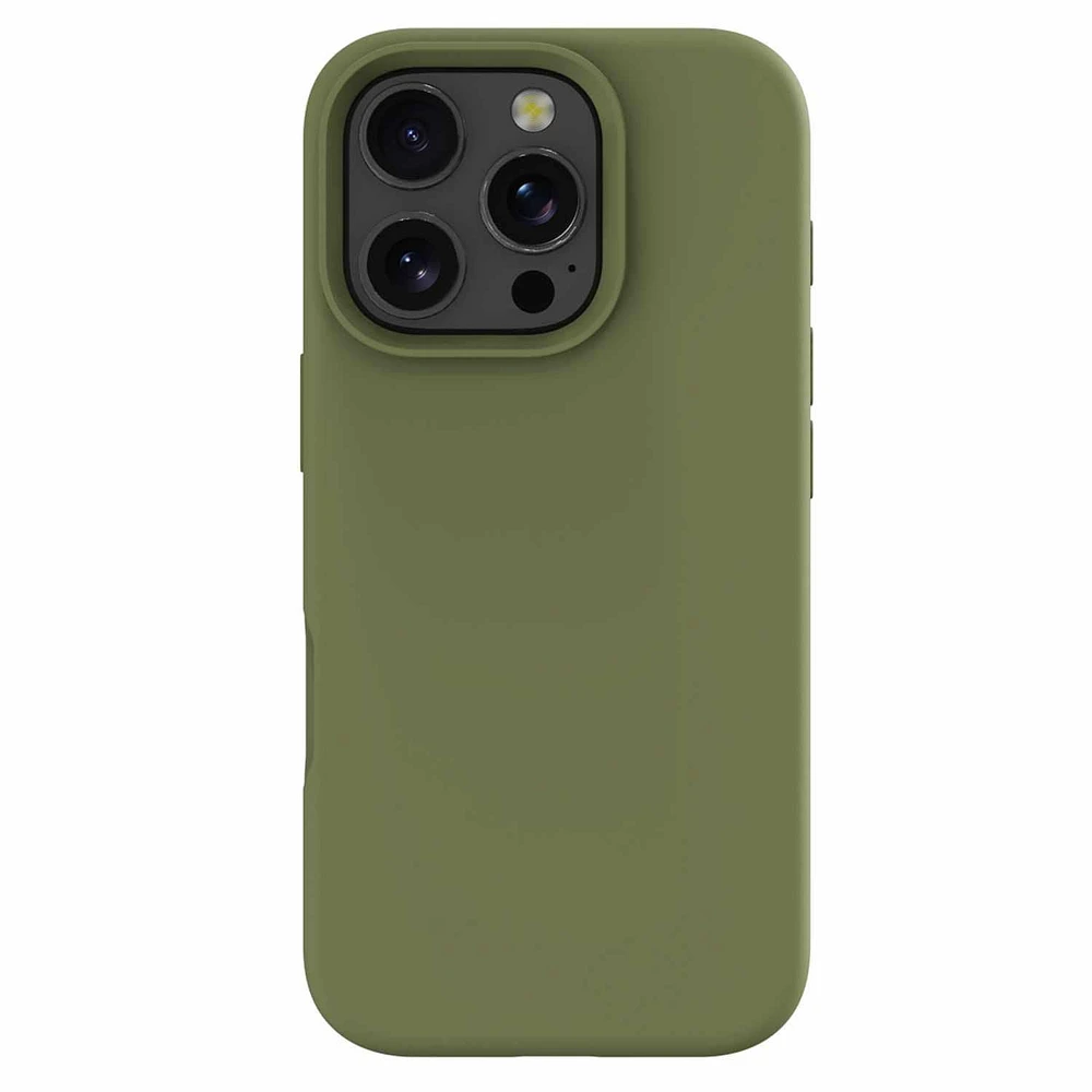 Blu Element Silicone w/MagSafe Case Olive for iPhone 16 Pro
