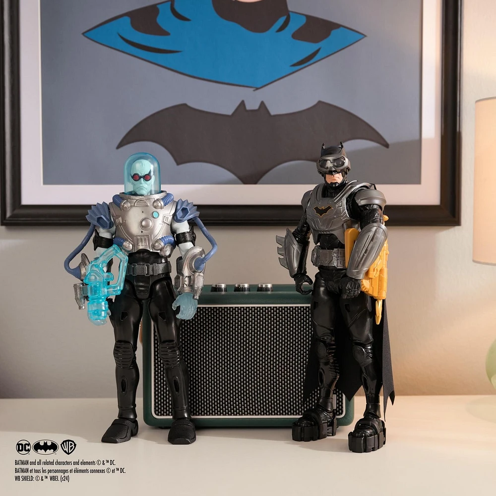 Batman Adventures,Coffret Combat Batman Vs. Mr. Freeze avec figurines articulées, jouets pour garçons à partir de 3 ans DC Comics Figurines