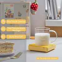BUYDEEM OA2001B2 Extra Wide Mug Warmer, One-Touch Beverage Cup Warmer with 2 Temperature Settings and Auto Shut-Off.