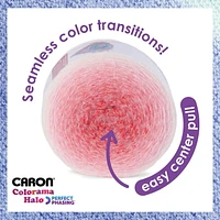 Caron® Fil Halo Colorama™, #5 Volumineux, 8 oz/227 g, 481 Yards Fil doux et luxueusement texturé