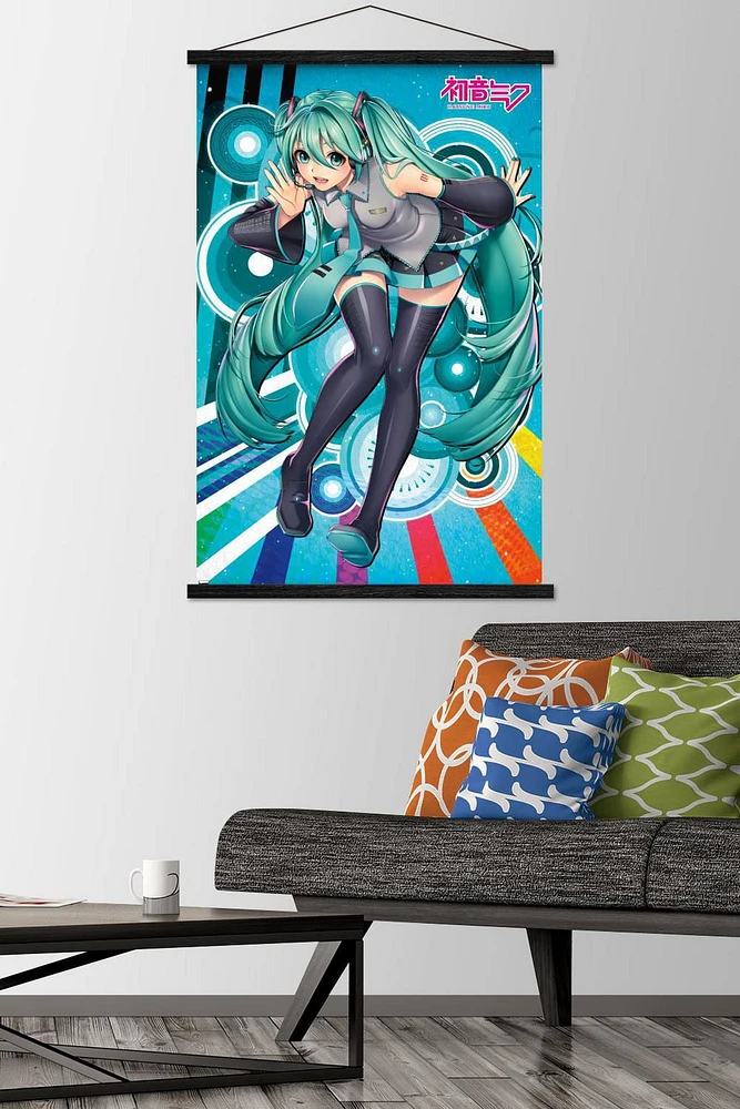 Hatsune Miku Whisper 22.375" x 34" Poster with Push Pins, by Trends International
