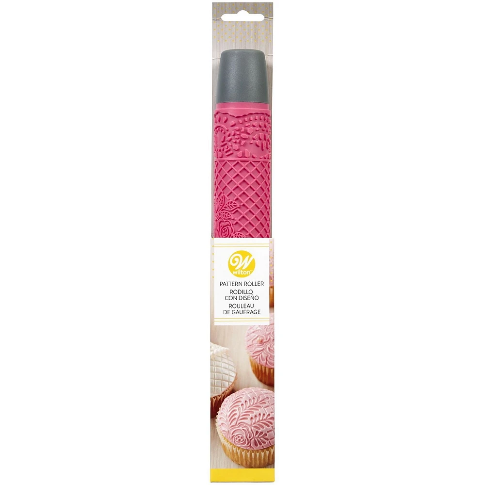 Rouleau de gaufrage en silicone motif dentelle Wilton