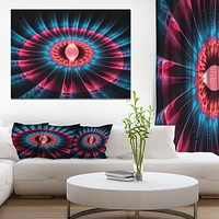 Design Art Fractale Coloré Abstrait Fleur Art Sur Toile