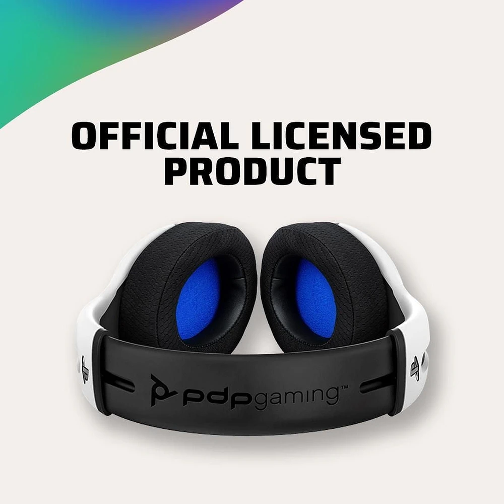 PDP Gaming LVL50 Wireless Stereo Gaming Headset: White - PlayStation 5, PlayStation 4