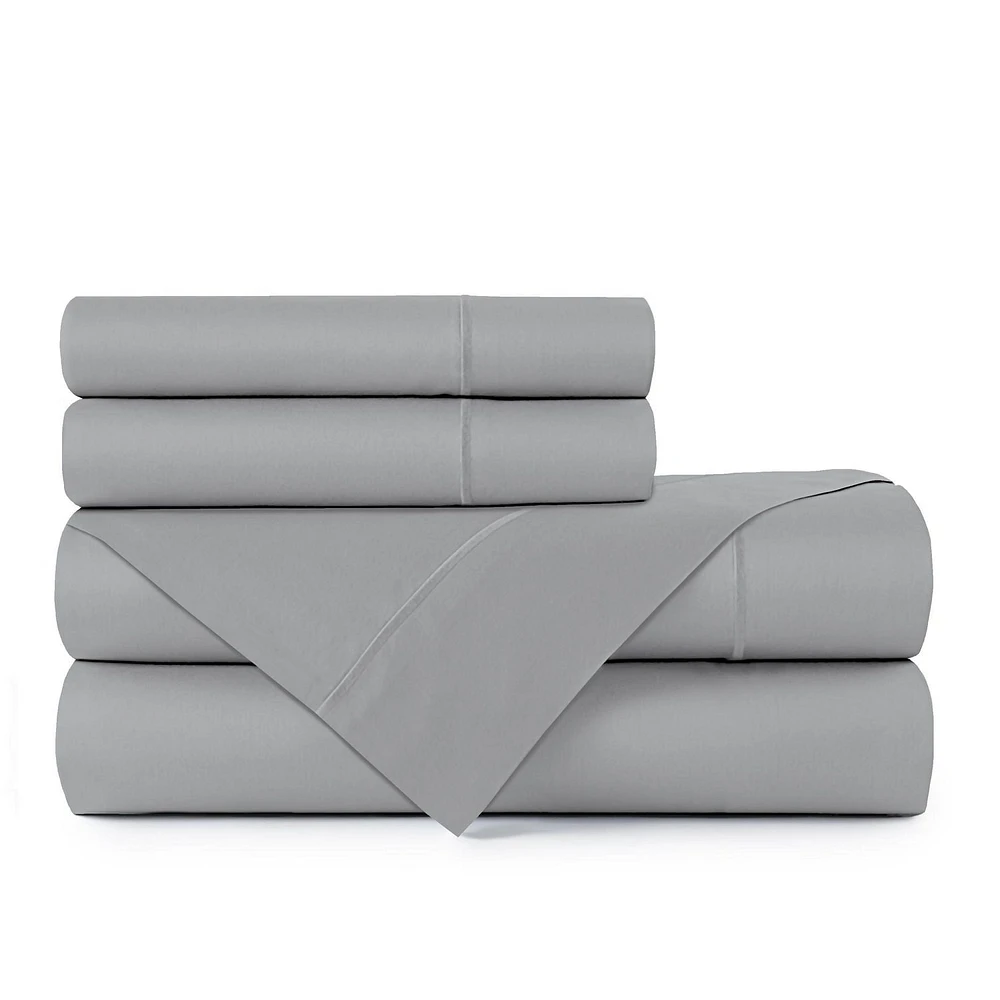 Johnson Home Huggable Jersey Knit Combed Cotton Easy Fit Sheet Set