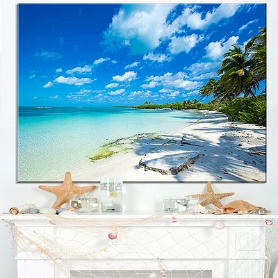 Tableau moderne imprimée sur toile Design Art Plage tropicale