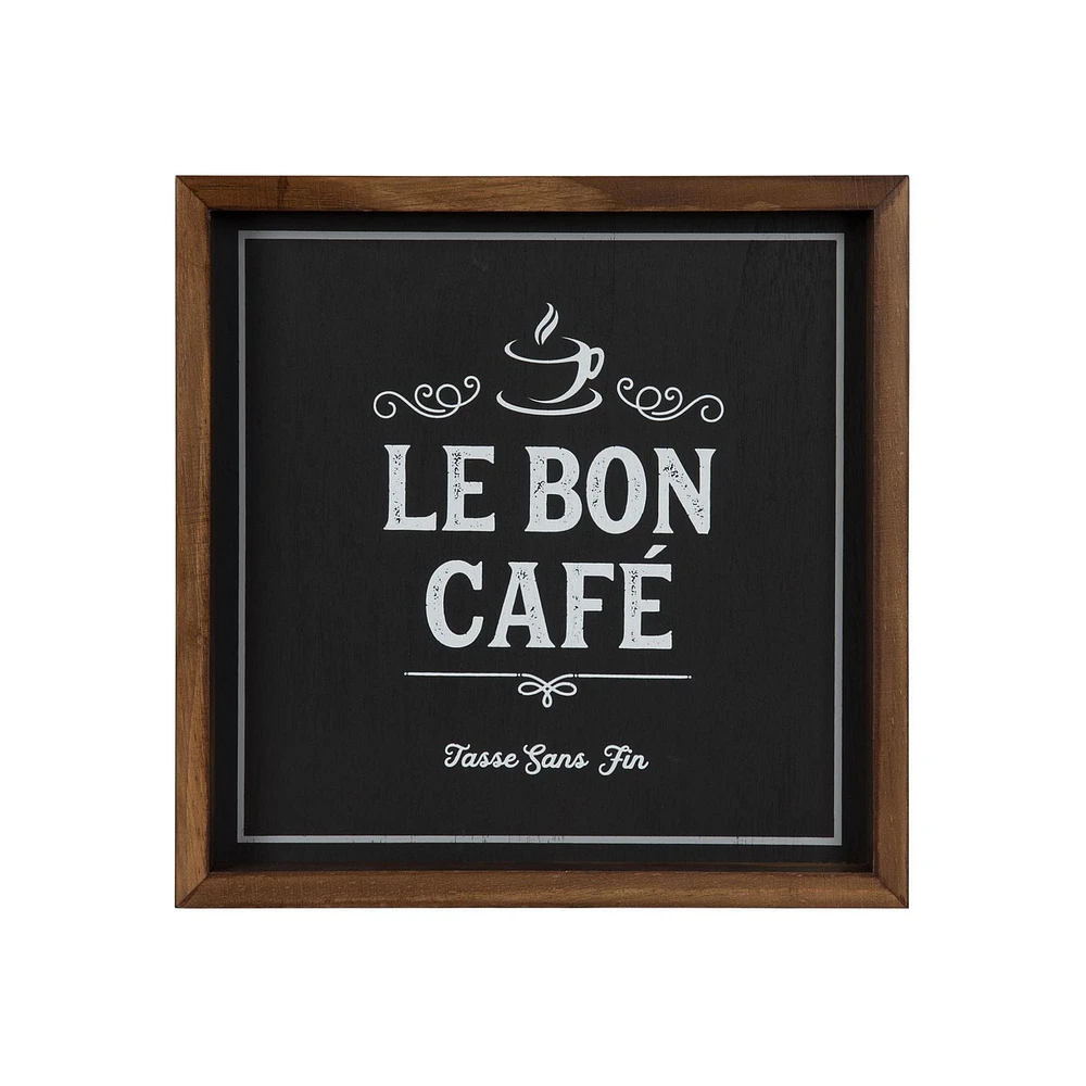 Art d’époque encadré avec café de Hometrends