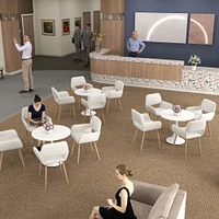 Ensemble de 2 chaises d'appoint Homy Casa, confortables et rembourrées avec accoudoirs, design moderne, tissu beige