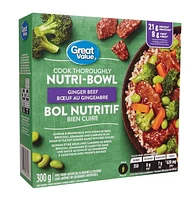 Great Value Ginger Beef Nutri-Bowl, 300 g