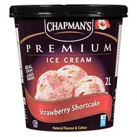 Chapman's Premium Strawberry Shortcake Ice Cream, 2L