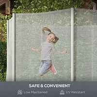 Soozier 14ft Frence Replacement Round Trampoline Enclosure（Net Enclosure Only）