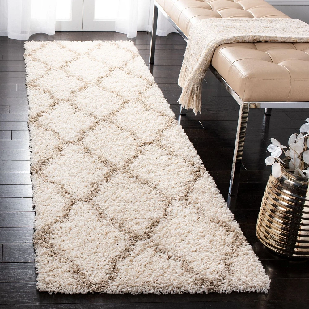 Safavieh Dallas Logan Tapis Géométrique Shag