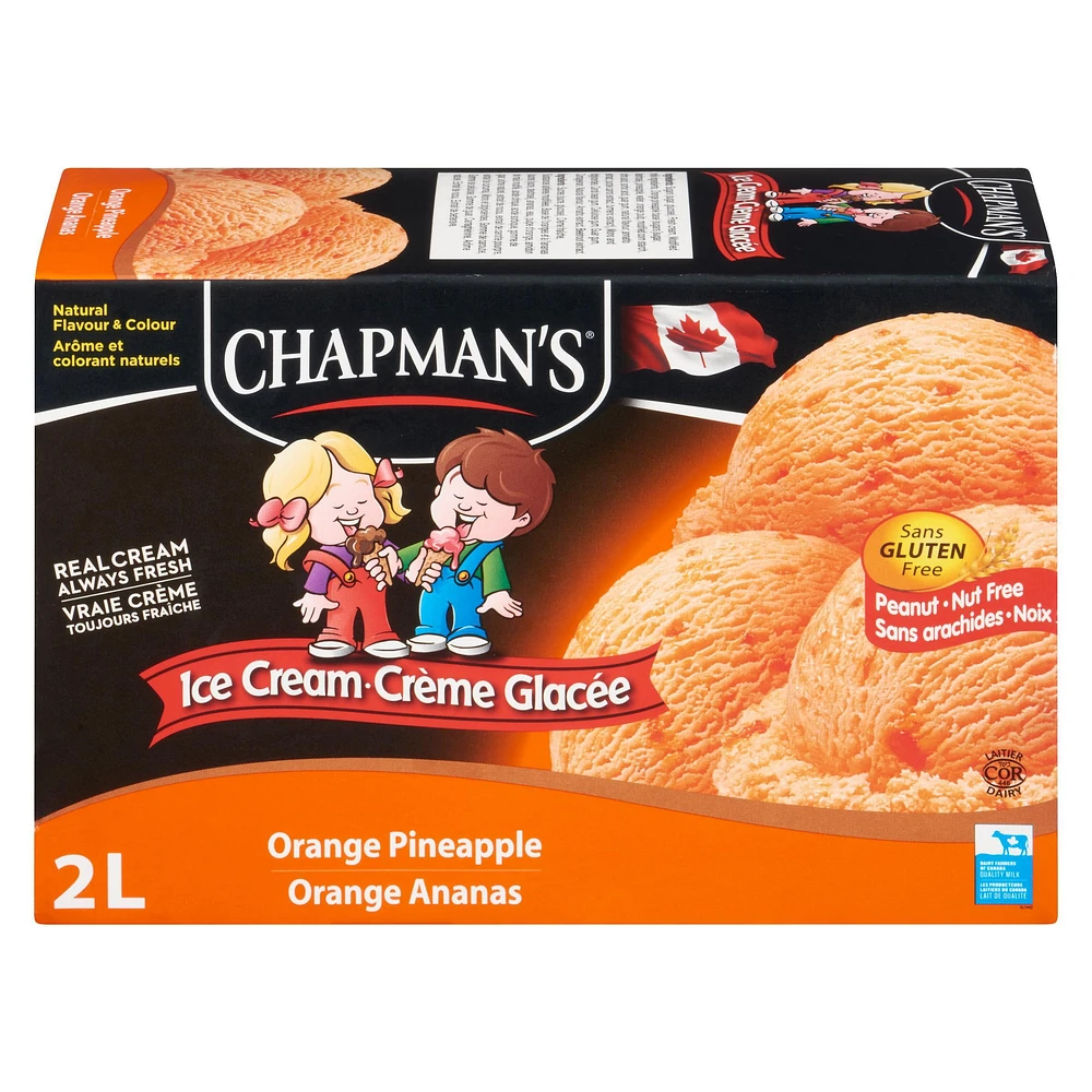 Chapman's Markdale Creamery Orange Pineapple Ice Cream