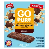 Go Pure Soft Baked Brownies Oatmeal Bars, 5 / 175g