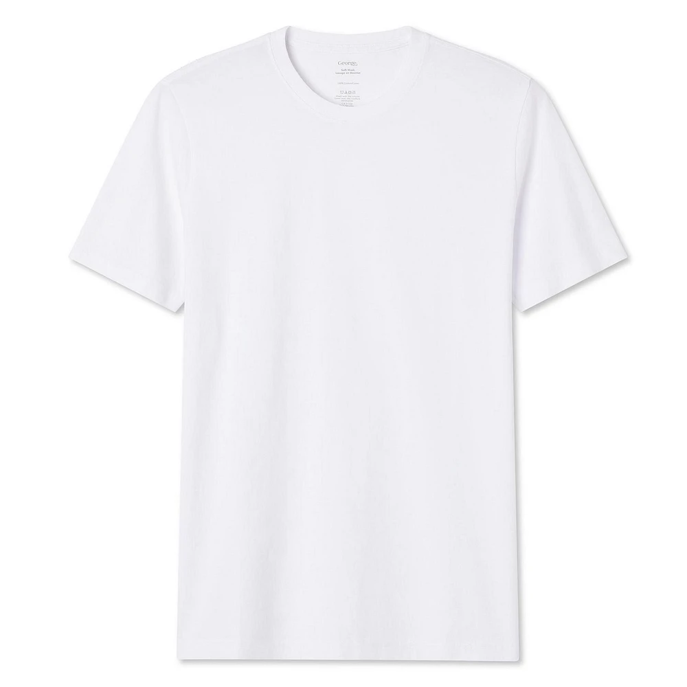 T-shirt à manches courtes George pour hommes Tailles P-TG