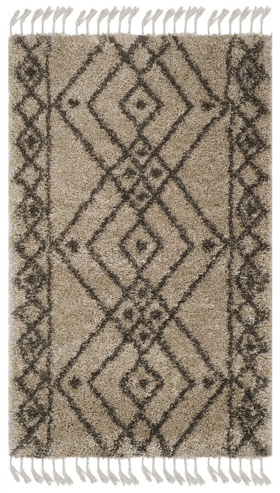 Safavieh Moroccan Fringe Erksine Tapis Géométrique Shag