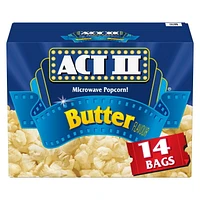 Act II 14s Gourmet micro-onde Popcorn-saveur De Beurre 1,09 kg