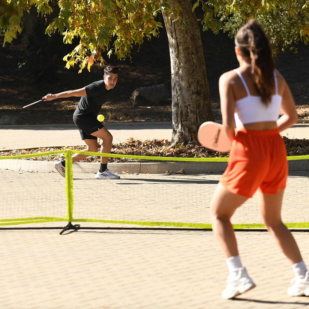 Triumph 4 Square Paddle Pickleball Outdoor Game Net Set