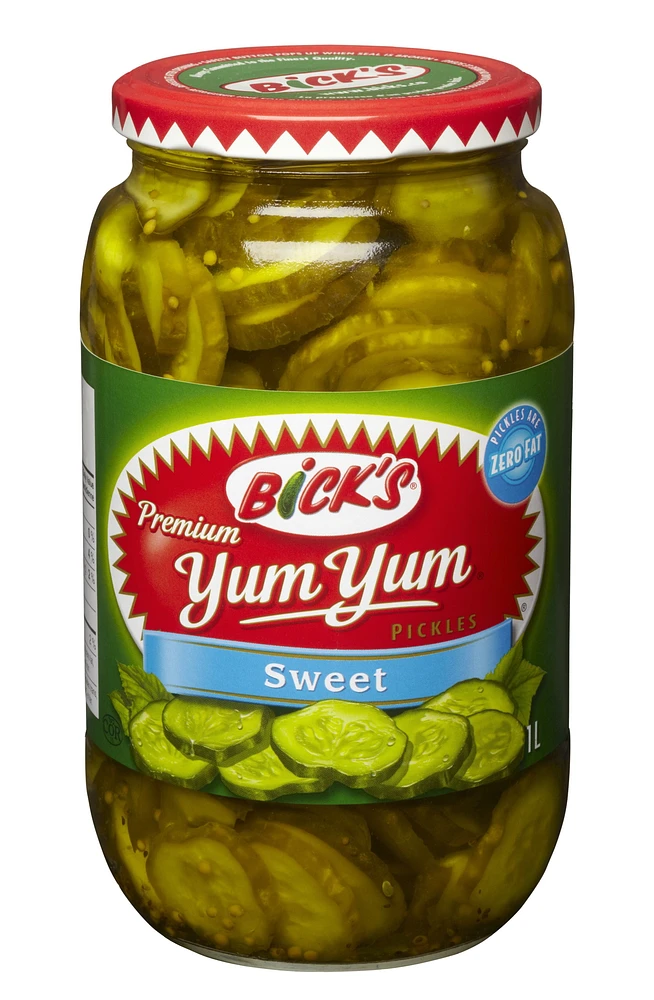 Bick’s cornichons Yum Yum sucrés 1L 1 l