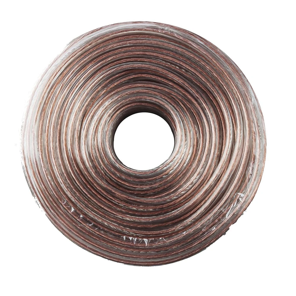 onn. 75 FT./22.8 m Indoor Outdoor Speaker Wire, Superior Sound Clarity