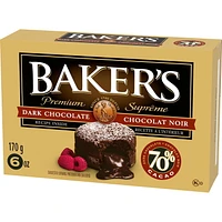 Baker's Premium 70% Dark Chocolate Baking Bar, 170g