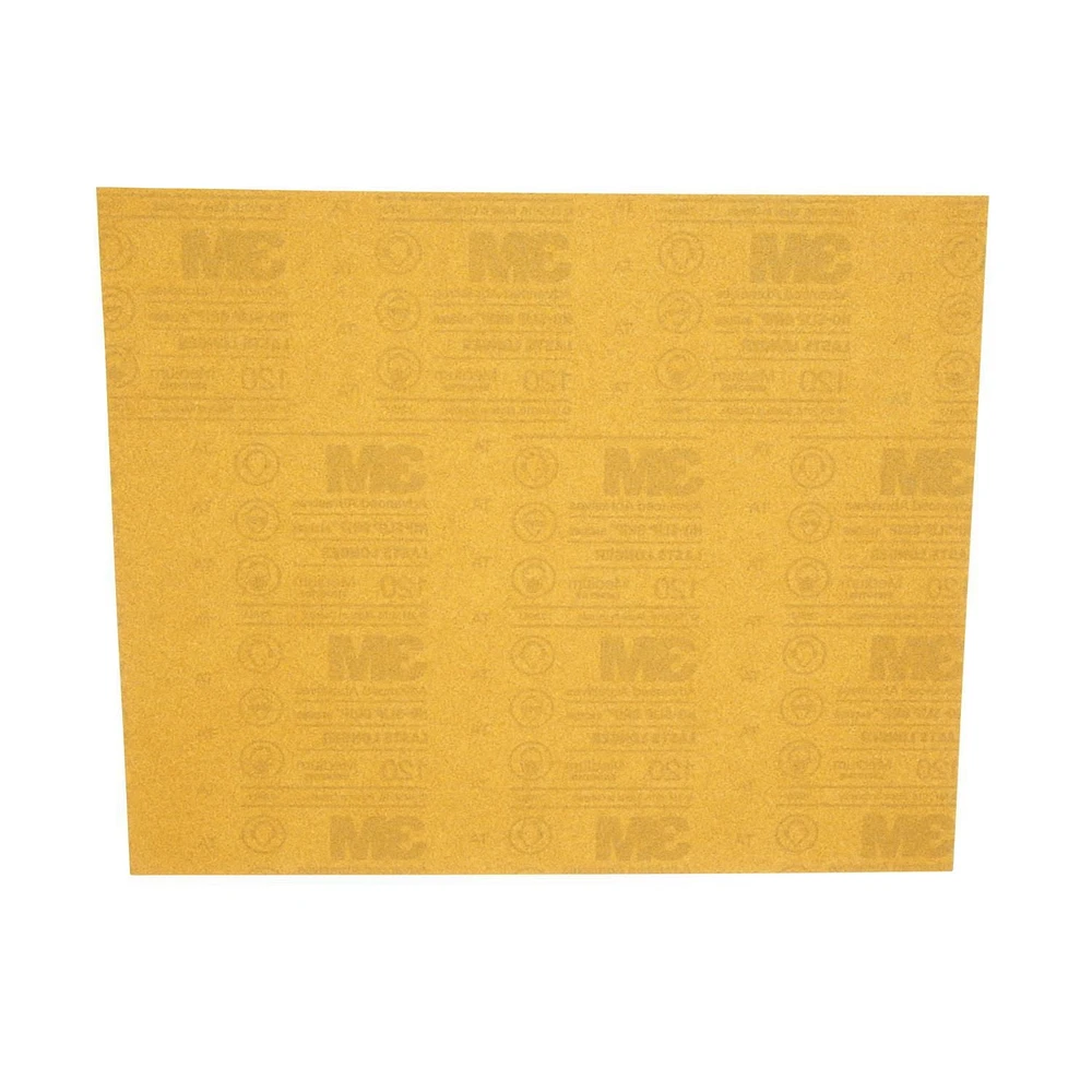 3M™ SandBlaster™ Advanced Sanding Sanding Sheets 20120-G-4, with NO-SLIP GRIP, 120 Grit, 9 in x 11 in, 4/Pack
