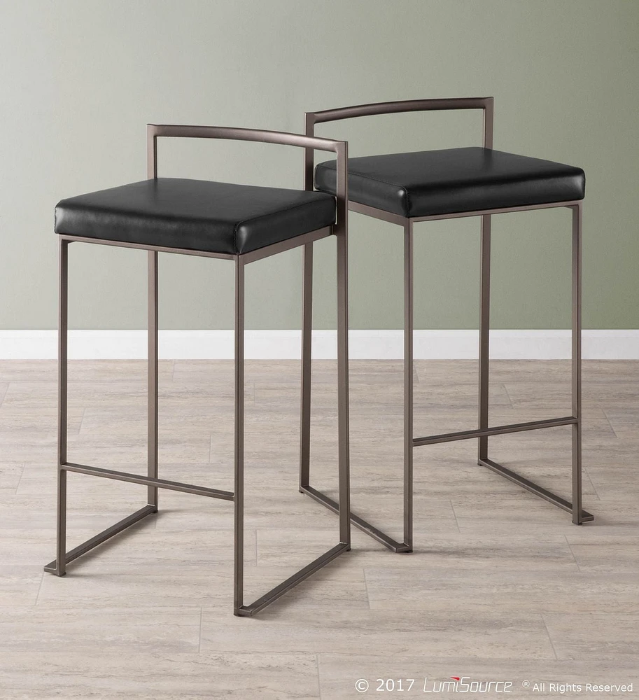 Tabouret de comptoir industriel Fuji, de LumiSource