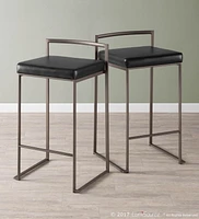 Tabouret de comptoir industriel Fuji, de LumiSource