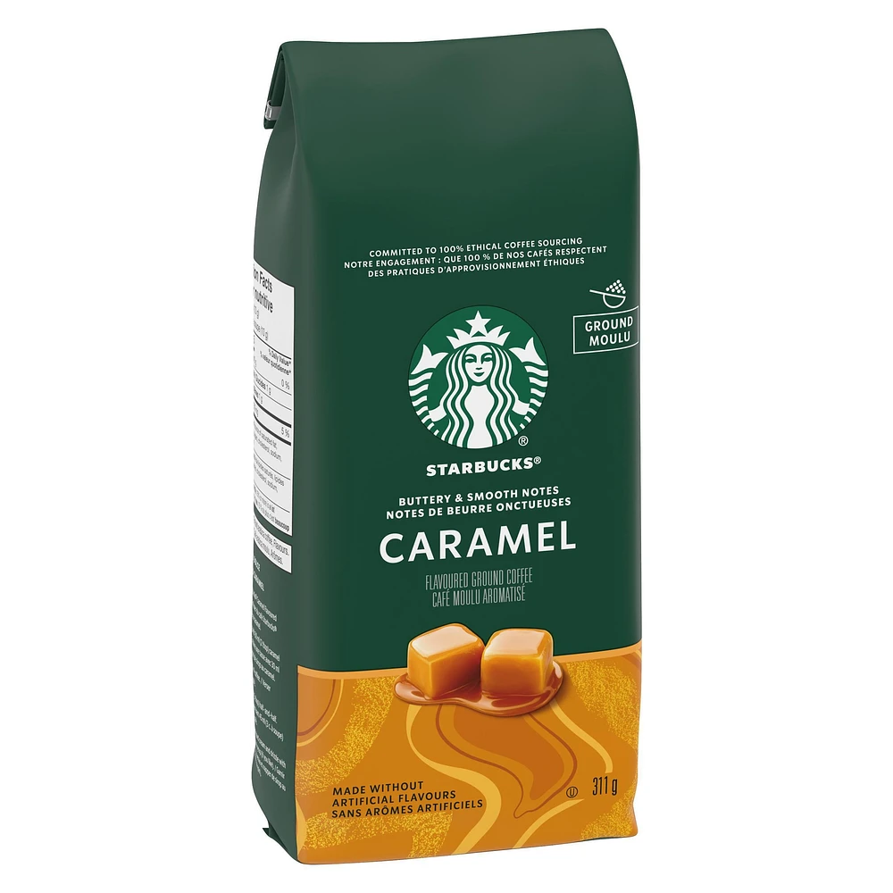 STARBUCKS® Caramel Flavoured Ground Coffee 311g Bag, 311 GR