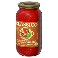 Classico Tomate saucisse Italienne Poivron Oignon 600ML Classico Tomate saucisse Italienne Poivron Oignon 600ML