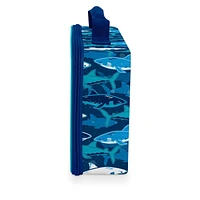 Sac à Lunch Isotherme à Compartiment Unique Thermos Pour Enfants Avec Doublure, Requins Bleu, avec doublure