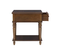 Table d'appoint Rivera, Noisette